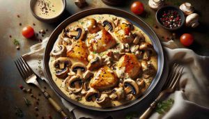 Flavorful Creamy Mushroom Chicken Medley