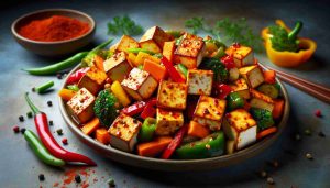 Spicy Tofu with Mixed Veggies: A Flavorful Fix