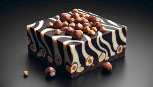 Fudgy Zebra Fudge with a Hint of Hazelnut