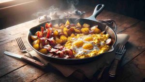 Whiskey-Infused Wild West Fry-up Breakfast Skillet