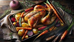 Hearty Herb Roasted Chicken with Root Vegetables