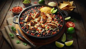 Tex-Mex Chicken and Black Bean Skillet