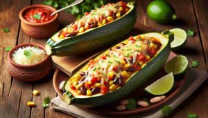 Tex-Mex Zucchini Boats