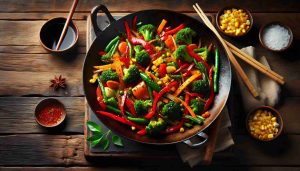 Savory Fiery Vegetable Stir-Fry