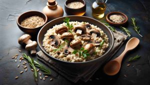 Herbed Mushroom Barley Risotto: A Creamy and Nutritious Comfort Dish