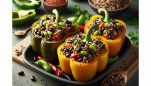 Quinoa Black Bean Stuffed Peppers – A Nutrient-Dense, Flavorful Meal