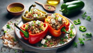 Quinoa and Feta Stuffed Peppers: A Nutritious and Flavorful Delight