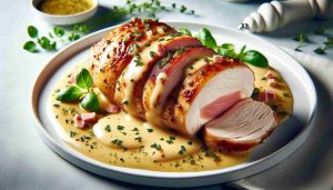 Exquisite Herbed Chicken Cordon Bleu with Dijon Cream Sauce