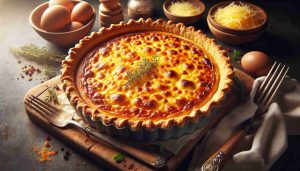 Oven-Baked Cheesy Quiche: A Savory Delight with a Crispy Crust and Creamy Filling