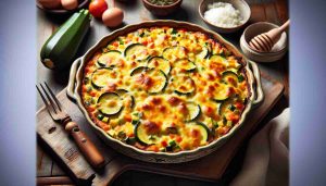 Cheesy Zucchini Casserole with Vegetables