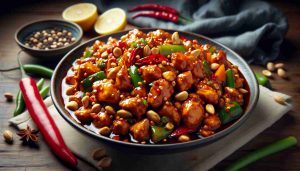 Sichuan Kung Pao Chicken: A Spicy and Nutty Chinese Stir-Fry Delicacy