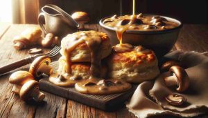 Comforting Buttermilk Biscuits with Savory Mushroom Gravy