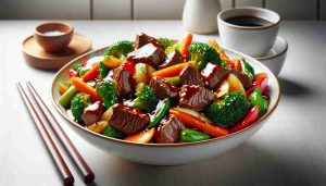 Delicious Beef and Vegetable Stir-fry with Sesame Sauce