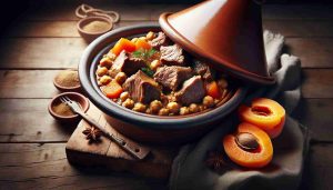 Authentic Moroccan Lamb Tagine with Apricots and Chickpeas