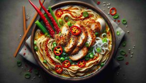 Chicken Tantanmen with Rich Sesame Broth