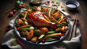 Delicious Velvet Chicken with Crunchy Vegetables