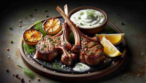 Delicious Dill Lemon Lamb Chops with Garlic Yogurt Sauce