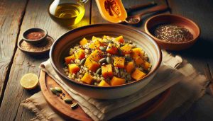 Quinoa and Butternut Squash Warm Winter Salad