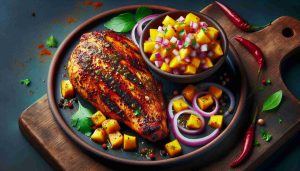 Spicy Jamaican Jerk Chicken with Mango Salsa