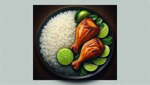 Thai Jasmine Rice with Lime Chicken