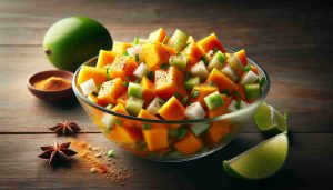 Spicy Mango Jicama Salad with Fresh Lime Juice