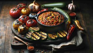 Sizzling Zacusca Delight with Impeccably Grilled Veggies