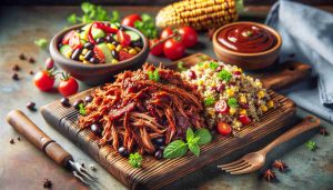 Jamaican Jerk Pulled Pork with Quinoa Salad