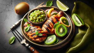 Kiwi-Infused Grilled Chicken with a Fresh Kiwi Salsa