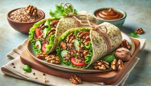 Quirky Quinoa Walnut Wraps: A Wholesome and Nutty Delight