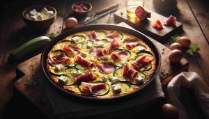 Jambon de Bayonne and Feta Zucchini Frittata: A Savory French-Inspired Delight