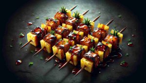 Hawaiian Skewers with Pineapple and Teriyaki Glaze