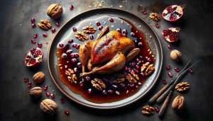 Luxurious Quail with Pomegranate and Walnut Sauce