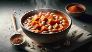 Spicy Sweet Potato and White Bean Soup