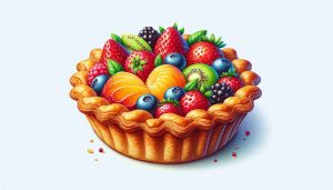 Puff Pastry Fruit Tart: A Delectable Dessert with Flaky Layers and Fresh Fruits