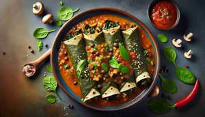 Savory Vegan Spinach and Mushroom Enchiladas: A Nutritious Plant-Based Delight