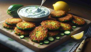 Zucchini Fritters with Lemon Dill Yogurt Sauce: A Crispy, Fresh, and Flavorful Delight