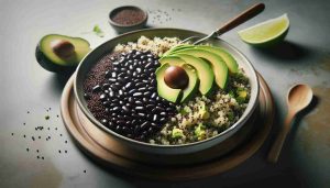 Quinoa and Black Bean Salad with Avocado and Lime