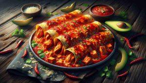 Texan-Style Fiery Chicken Enchiladas: A Spicy, Flavorful Mexican Fiesta