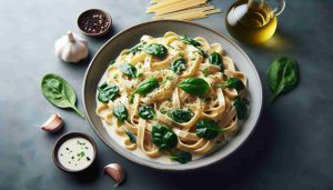 Hearty Garlic Herb Fettuccine Alfredo with Fresh Spinach