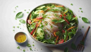 Savory Vietnamese Vermicelli Salad with Refreshing Herbs and Tangy Dressing