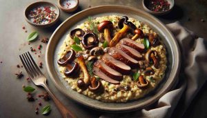 Deluxe Wild Mushrooms and Duck Risotto