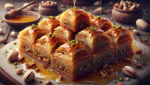 Traditional Greek Baklava: A Symphony of Honey-Soaked Layers and Crunchy Nuts