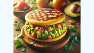 Delectable Venezuelan Arepas with Flavorful Avocado Filling