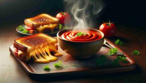 Ooey-Gooey Melty Grilled Cheese with Tomato Soup