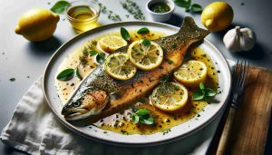 Succulent Lemon Trout with Herb-infused Butter Sauce