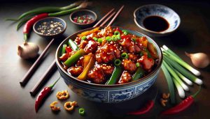 Sweet and Spicy Kung Pao Chicken with Crispy Water Chestnuts