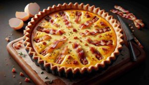 Quiche Lorraine: A Classic French Savory Pie with Bacon, Cheese, and a Flaky Pastry Crust