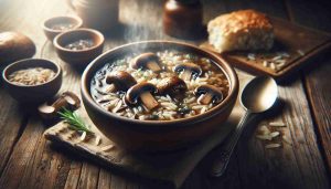 Wholesome Warm Mushroom and Wild Rice Soup