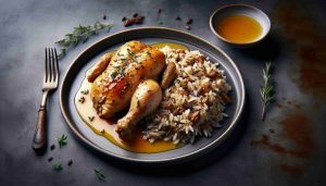 White Wine Chicken with Wild Rice – A Sophisticated and Flavorful Harmony on a Plate