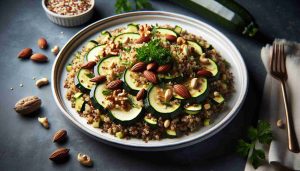 Quinoa and Zucchini Delight with a Nutty Twist